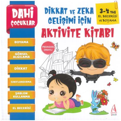 Dahi Çocuklar Aktivite Litabı 3-4 Yaş