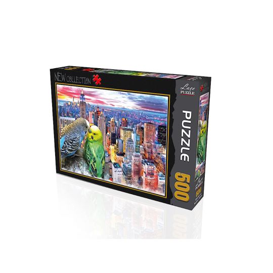 Kuşlar Şehir 500 Parça Puzzle