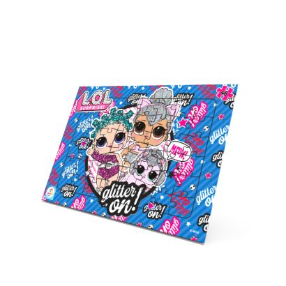 LOL 48 Parça Frame Puzzle Glitter On