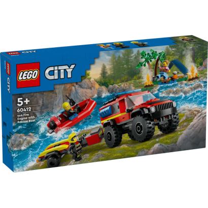 LEGO® City 4x4 Kurtarma Botlu İtfaiye Kamyonu