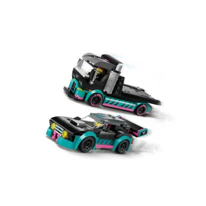 Lego City Yarış Arabası Ve Araba Taşıyıcı Kamyon