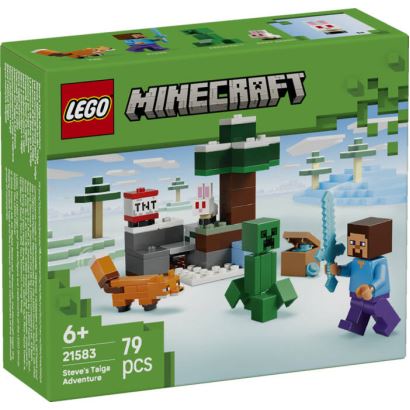 LEGO® Minecraft® Steve'in Tayga Macerası