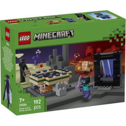 LEGO® Minecraft® Nether ve End Geçidi Yolculuğu