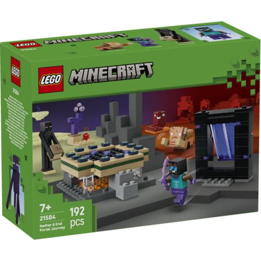 LEGO® Minecraft® Nether ve End Geçidi Yolculuğu