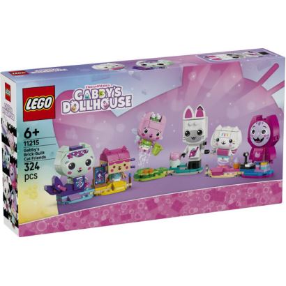 LEGO® Gabby's Dollhouse Gabby'nin Parçalarla İnşa Edilen Kedi Arkadaşları