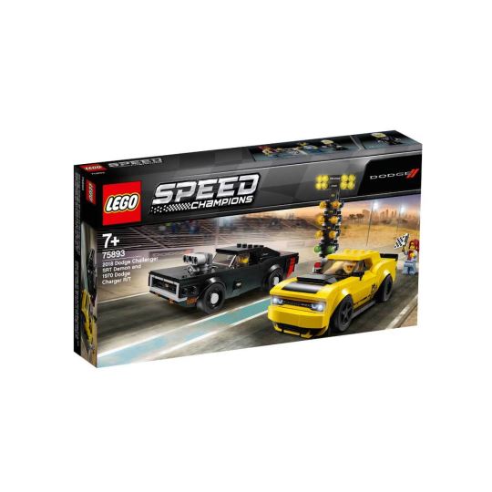 LEGO Speed Champions 2018 Dodge Challenger SRT Demon ve 1970 Dodge Charger R/T