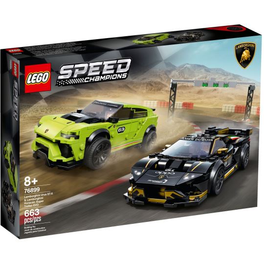 LEGO® Speed Champions Lamborghini Urus ST-X ve Lamborghini Huracán Super Trofeo EVO