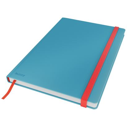 Leitz Cosy Soft Touch Ciltli Kapaklı Kareli Büyük Boy Defter B5 Mavi