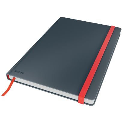 Leitz Cosy Soft Touch Ciltli Kapaklı Kareli Büyük Boy Defter B5 Gri