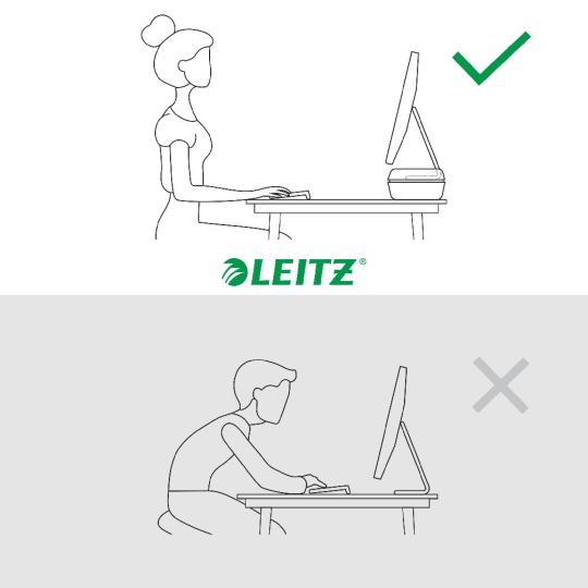 Leitz Ergo Ayarlanabilir Monitör Standı Beyaz
