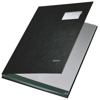 Leitz İmza Dosyası PP 10 Bölmeli Siyah