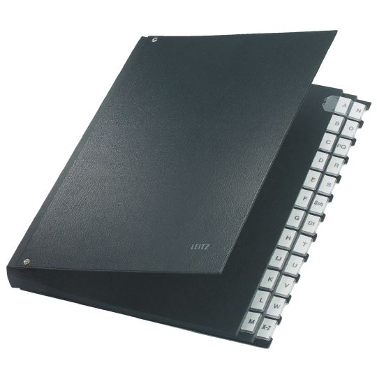 Leitz Evrak Düzenleyici PP Kaplı A-Z Harf Siyah