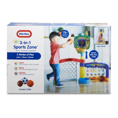 Little Tikes 3ü Bir Arada Spor Alanı