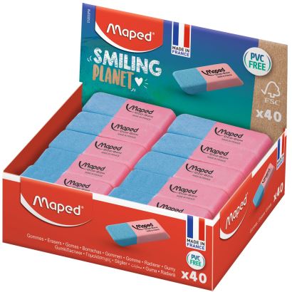 Maped Smiling Face Çift Taraflı Silgi