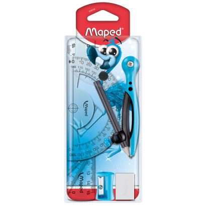 Maped Pulse 8 Parça Pergel Seti Mavi