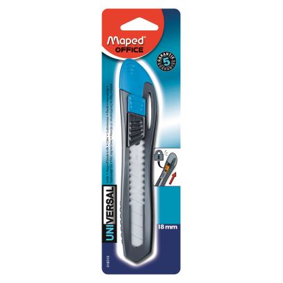 Maped Universal Plastik Maket Bıçağı 18 mm Mavi