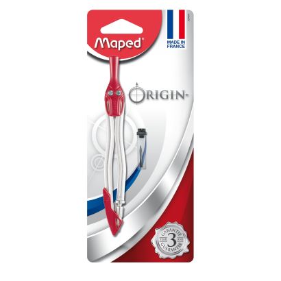 Maped Origin Uçlu Pergel + Yedek Uç Kutusu Kırmızı