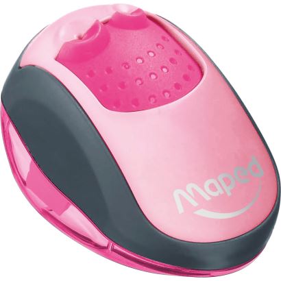 Maped Clean Çift Gözlü Hazneli Kalemtıraş Pembe