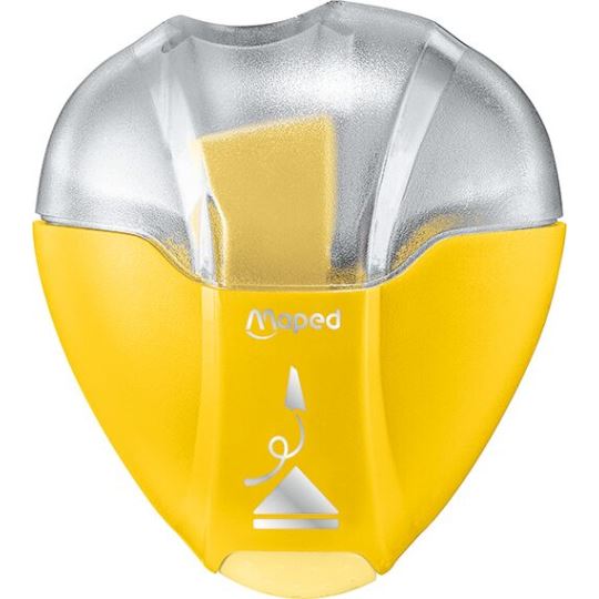 Maped Igloo Eject Plastik Hazneli Kalemtıraş Sarı