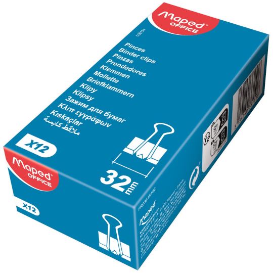 Maped 12'li Metal Binder Kıskaç 32mm