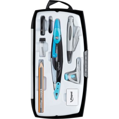 Maped 8 Parça Pergel Seti Mavi