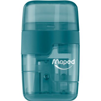Maped Connect Çift Gözlü Hazneli Silgili Kalemtıraş Turkuaz