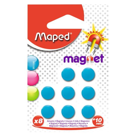 Maped 8'li Mıknatıs 10mm Mavi