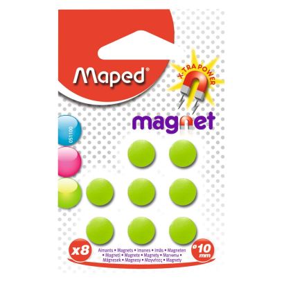 Maped 8'li Mıknatıs 10mm Yeşil