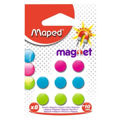 Maped 8'li Mıknatıs 10mm Karışık