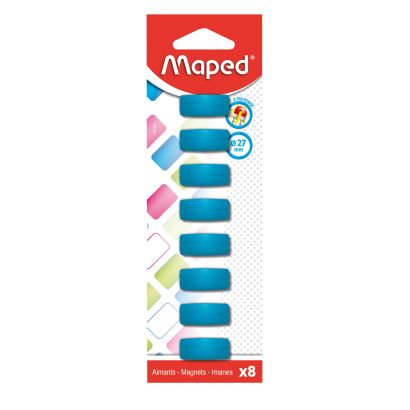 Maped 8'li Mıknatıs 27mm Mavi
