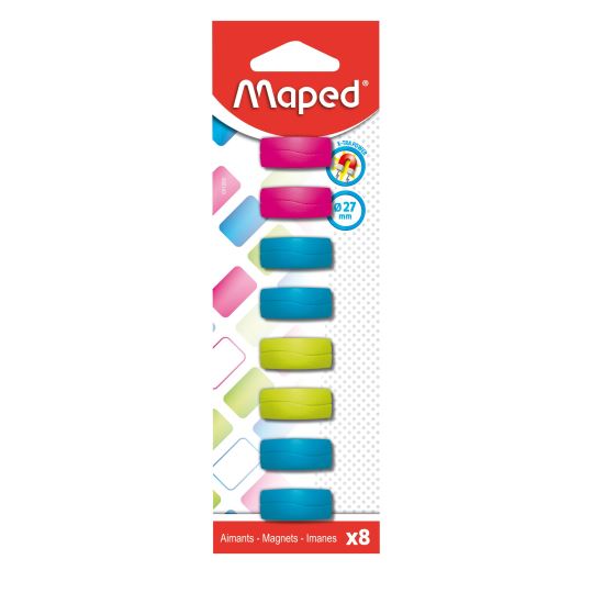 Maped 8'li Mıknatıs 27mm Karışık