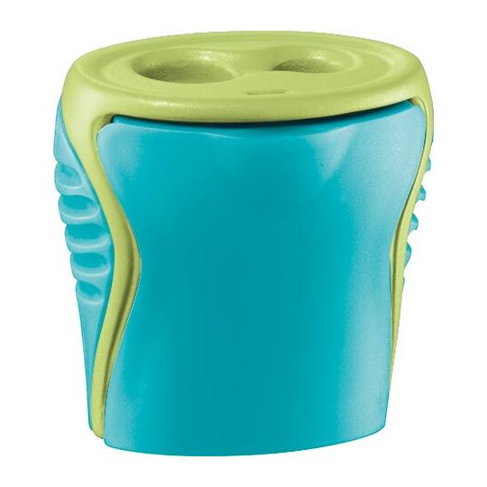 Maped Plastik 2 Gözlü Hazneli Kalemtıraş Mavi