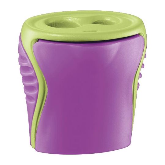 Maped Plastik 2 Gözlü Hazneli Kalemtıraş Mor