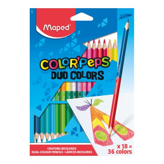 Maped Color'Peps 18'Li Çift Uçlu Kalem Boya