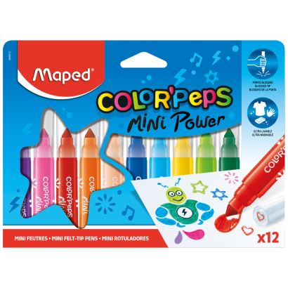 Maped Color'Peps Mini Power Jumbo Keçeli Kalem