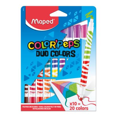 Maped Color'Peps 20 Renk Çift Uçlu Keçeli Kalem