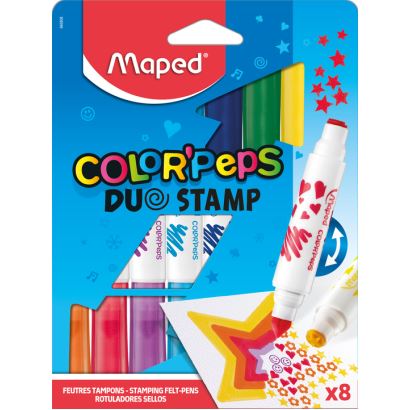 Maped Color'Peps Duo Stamp Çift Taraflı Keçeli Kalem