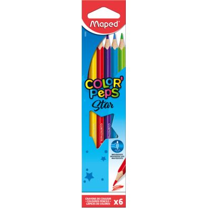 Maped Color'Peps Star Kuru Kalem Boya 6 Renk