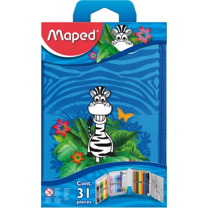 Maped İçi Dolu Kalemlik Zebra