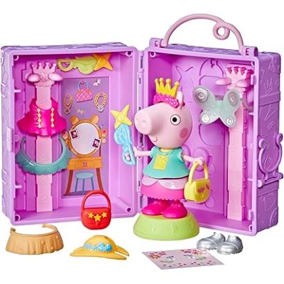 Peppa Pig 6'' Figür ve Kıyafet Dolabı