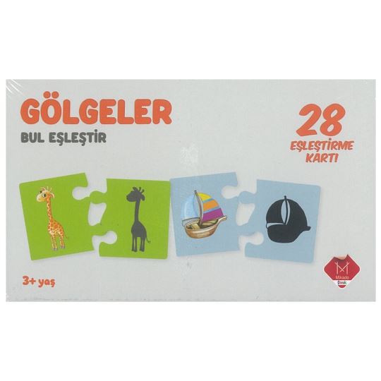 Gölgeler Bul Eşletir 28 Eşletirme Kartı