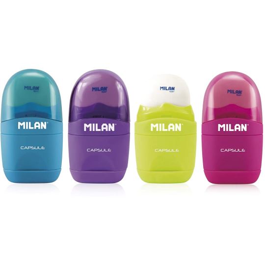 Milan Capsule Silgili Kalemtraş Pembe