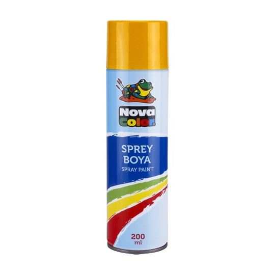 Nova Color Sprey Boya 200ML Sarı