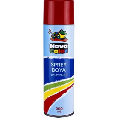 Nova Color Sprey Boya 200ML Kırmızı