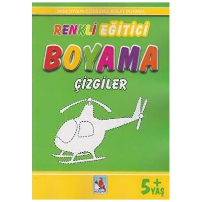 Renkli Eğitici Boyama Çizgiler 5+ yaş