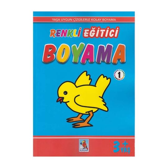 Renkli Eğitici Boyama 3+Yaş