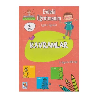 Evdeki Öğretmenim Eğitici-Öğretici Kavramlar 4+Yaş