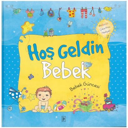 Hoş Geldin Bebek - Mavi - Erkek Bebek -