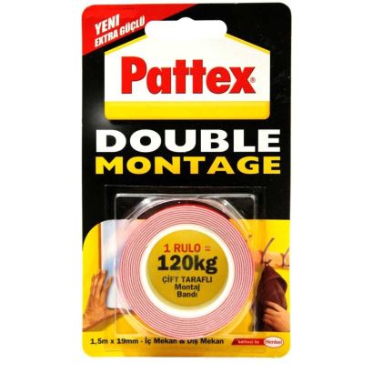 Pattex Extra Montage Çift Taraflı Montaj Bantı