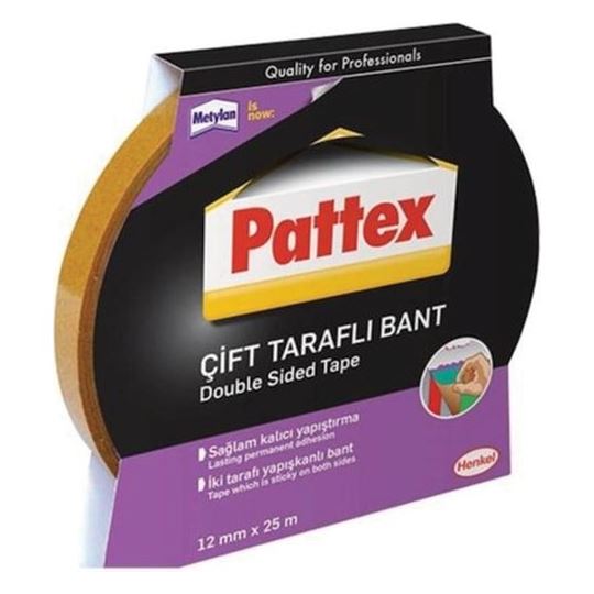 Pattex Çift Taraflı Bant 12MMx25M